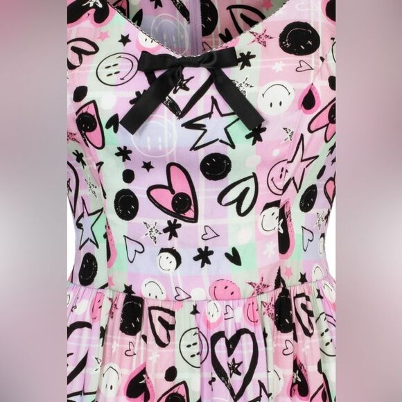 Hell Bunny Smiley Robbie Dress - Picture 3 of 7